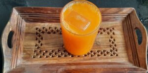 Juicing a fruit helps to released nutrients to reach our bloodstream very quickly. Though we are familiar with juicing fruits the same can be done with vegetables also.