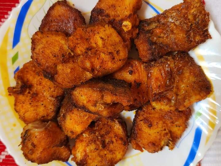 Punjabi fish fry is also called as Amritsari fish fry. This is a favorite fish fry recipe of Amritsar in Punjab, which is in Northern part of India. In this recipe, a spicy batter is prepared and the succulent slices of fish are coated with this batter and fried till golden brown in colour. This fish fry can be served as an appetizer or starter along with mint chutney.