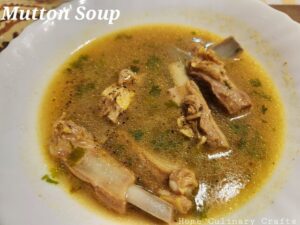 This is a very healthy soup and is absolutely a best dish during winter. In this soup recipe, mutton ribs are pressure cooked along with shallots, ginger and garlic along with sufficient water. 