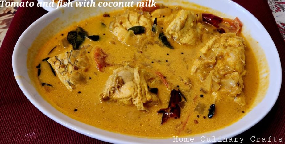 Tomato and Fish with Coconut milk