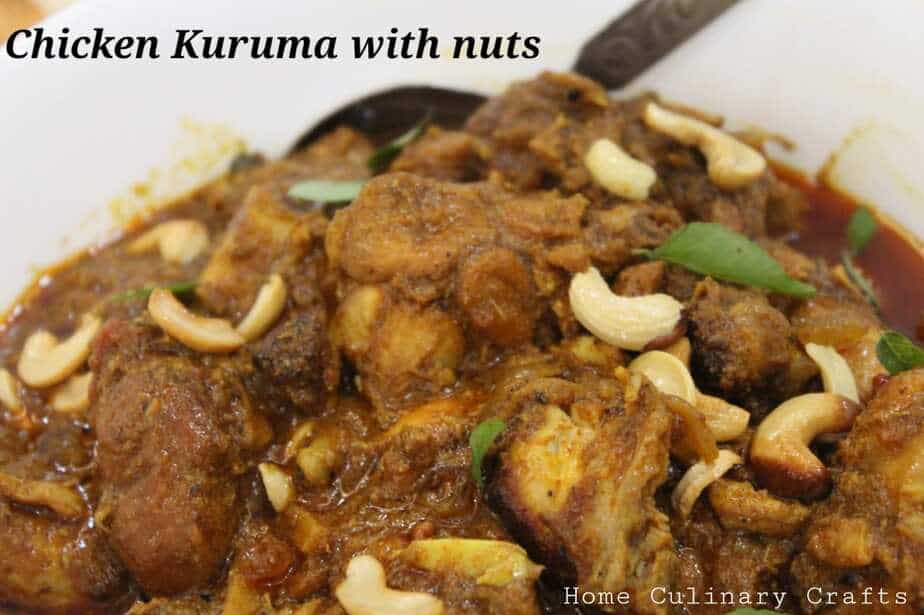 Chicken Kurma with Nuts