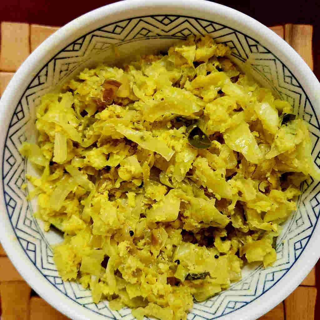 Cabbage Stir Fry with Coconut